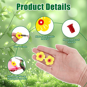 Repuestos, accesorios y/o complementos para bebederos de colibries