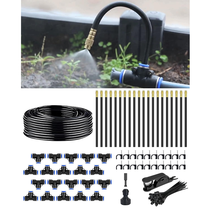 Sistema De Riego Por Goteo Ajustable 20 metros Para Jardín 1