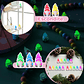 Mini Figuras Gnomos luminosos para Jardín Decorativo Terrario x10pz - Miniatura 5