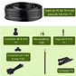 Sistema De Riego Por Goteo Ajustable 20 metros Para Jardín - Miniatura 2
