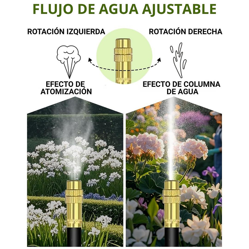 Sistema De Riego Por Goteo Ajustable 20 metros Para Jardín 3