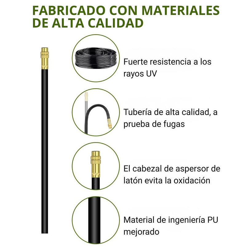 Sistema De Riego Por Goteo Ajustable 20 metros Para Jardín 5