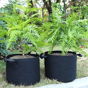 Maceta Siembra Plantas Tela Especial x3 Galones 25cm Diámetro