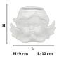 Maceta Plantas Diseño Ángel Cerámica Premium Más Plato 9cm Alto - Miniatura 3