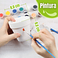 Kit Cultivo Y Decoración x4 Macetas y Accesorios Para Niños - Miniatura 4