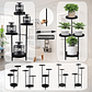Soporte Macetas De Plantas Metálico 4 Nivel Multiposición - Miniatura 4