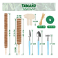 Kit Soporte Plantas Fibra De Coco x4 unidades Más Herramientas Siembra - Miniatura 3
