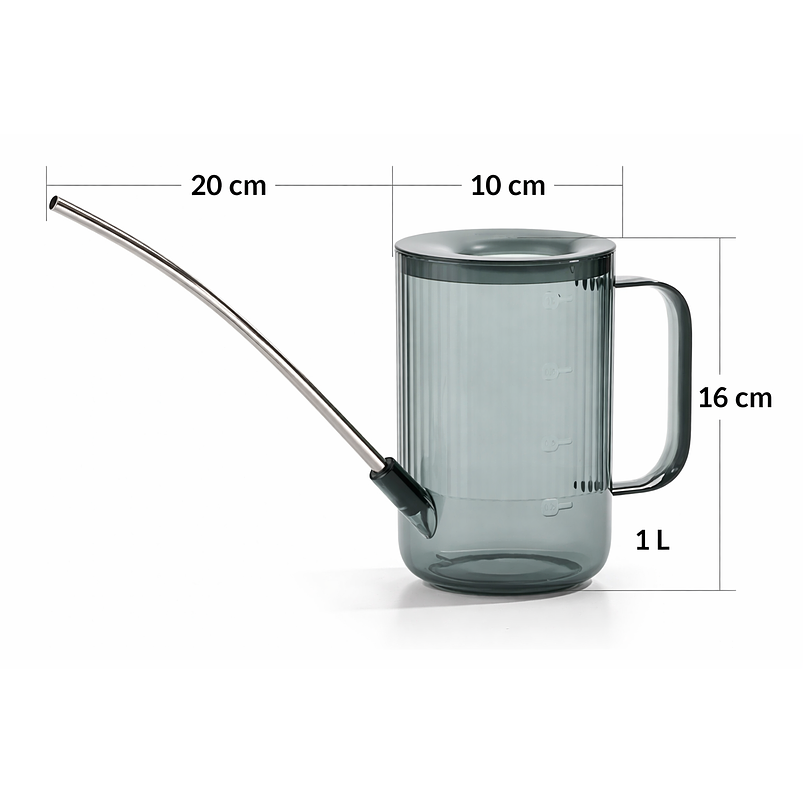 Regadera Premium Salida Larga  x1l Colores Transparente 10