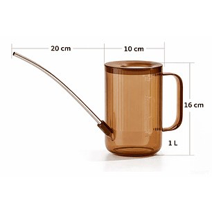 Regadera Premium Salida Larga  x1l Colores Transparente