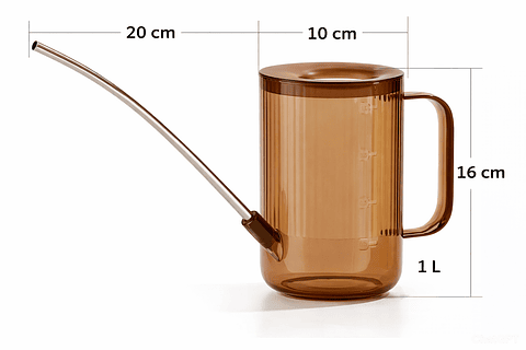 Regadera Premium Salida Larga  x1l Colores Transparente