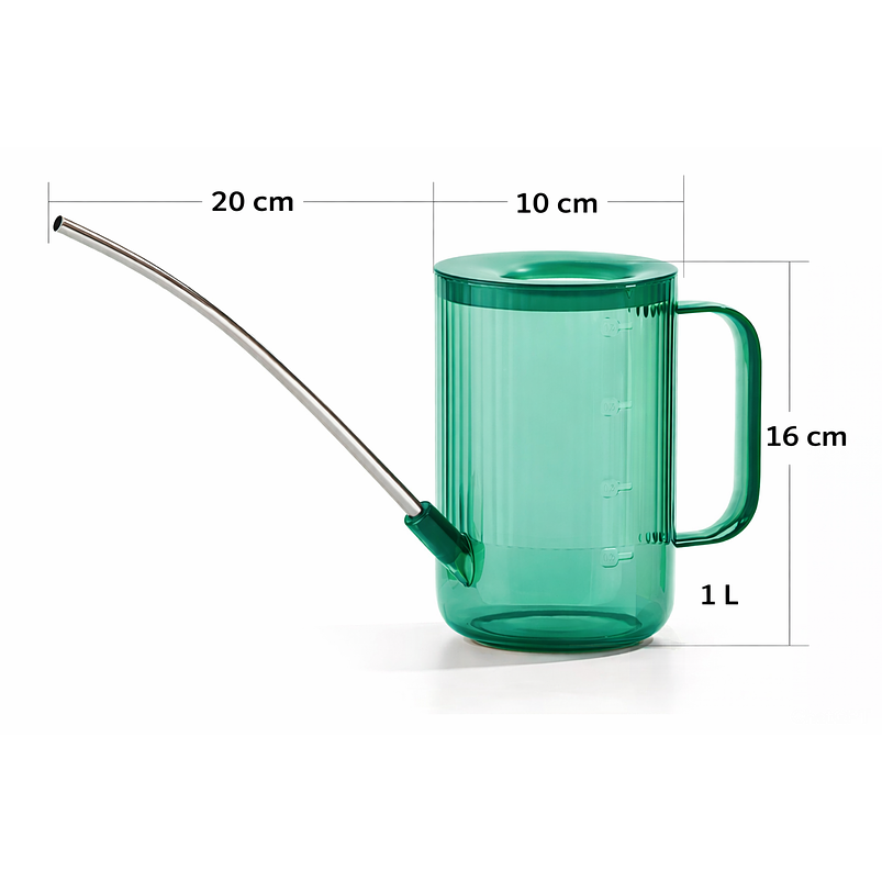 Regadera Premium Salida Larga  x1l Colores Transparente 14