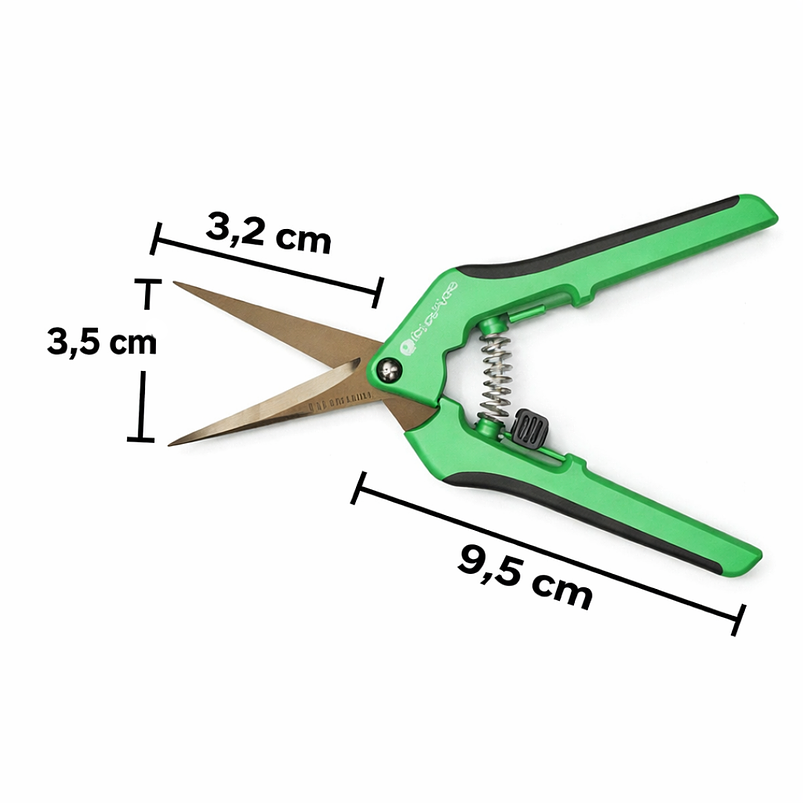 Tijeras En Titanio Punta Recta Para Poda-despunte De Plantas 3
