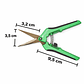 Tijeras En Titanio Punta Recta Para Poda-despunte De Plantas - Miniatura 3