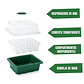 Bandeja De Germinar x12 Celdas, Cubierta Ajuste x5 Unidades - Miniatura 3