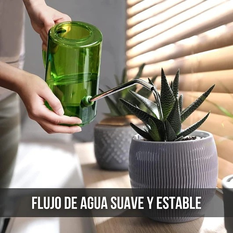 Regadera Plastica Plantas Premium Salida en Acero más Spray x1 litro Mas Botella de Apretar 14