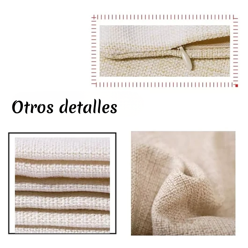 Juego x4 Funda Cojines Diseño Suculentas 45cm x 45cms Premium 3