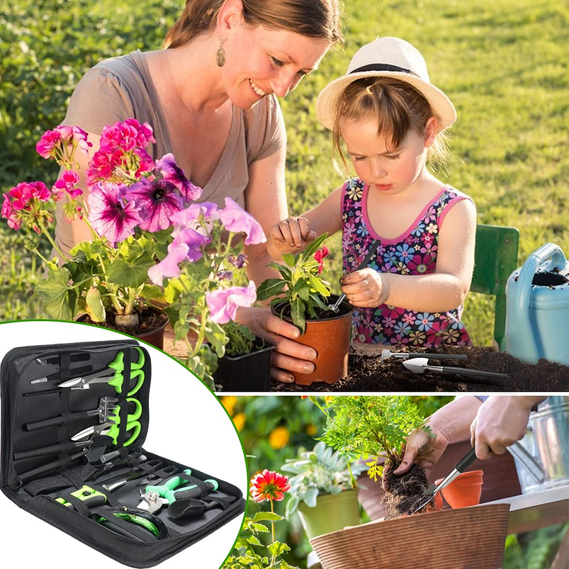 Kit Herramientas Bonsai Suculentas Acero X20 Piezas más estuche 6