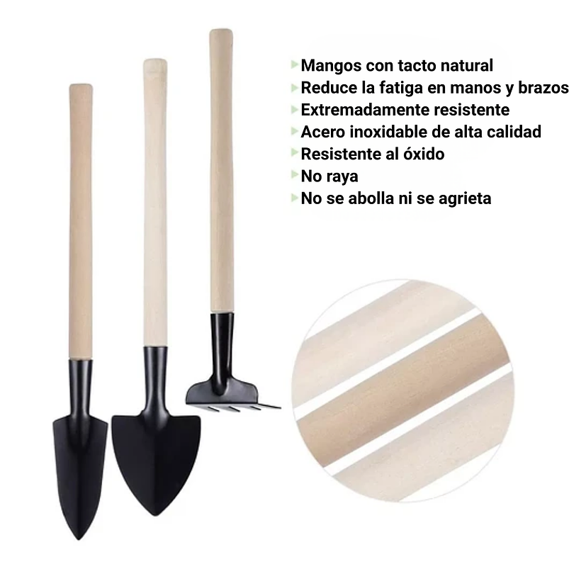 Kit Herramienta Plantas Cactus Suculentax15 Piezas Baby Pink  3