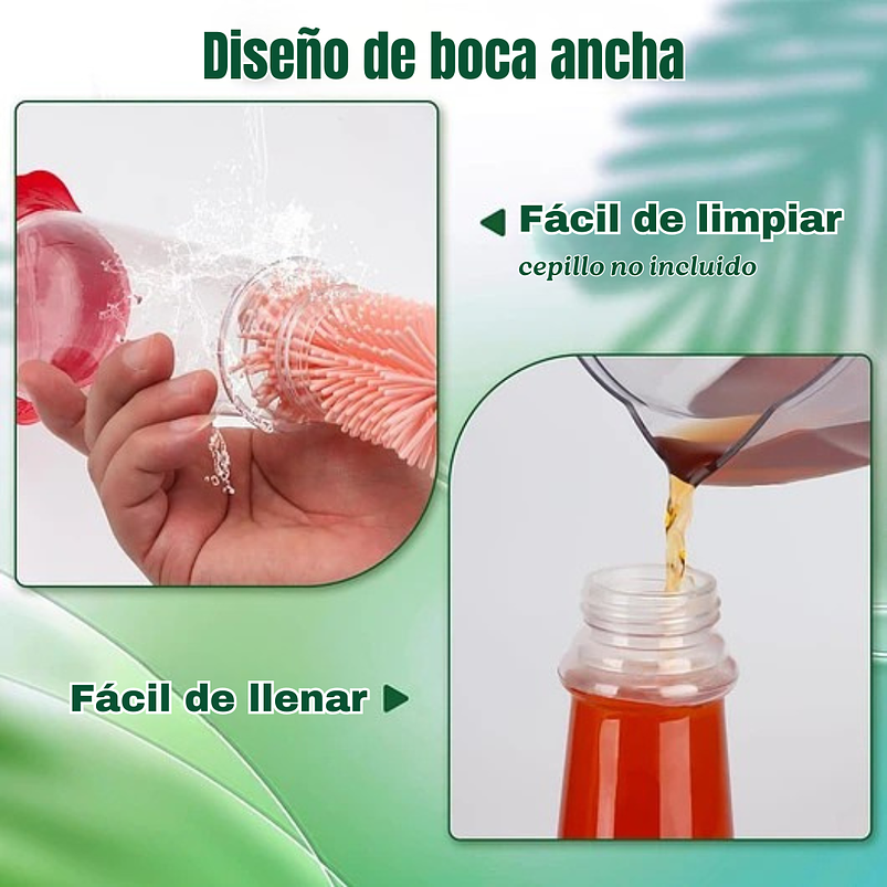 Bebedero Colibríes Aves Jardín Botella en Vidrio 10oz 7