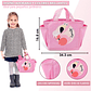 Kit Herramientas De Jardinería Para Niñas Flamingo Rosa - Miniatura 6