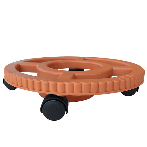 Base De Macetas Grande Con Rodachin ×34cm Diametro más plato