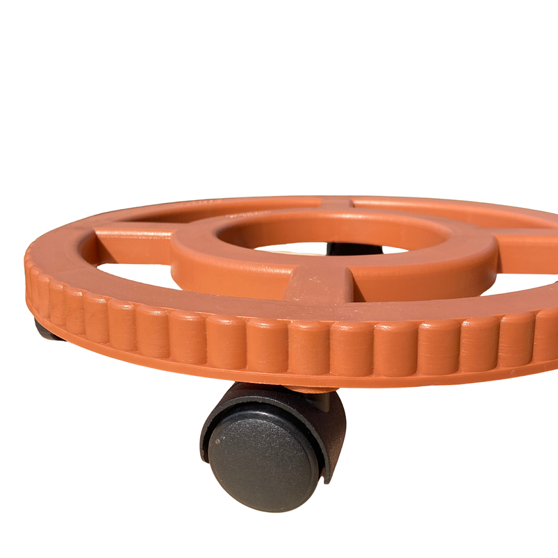 Base De Macetas Grande Con Rodachin ×34cm Diametro más plato 6