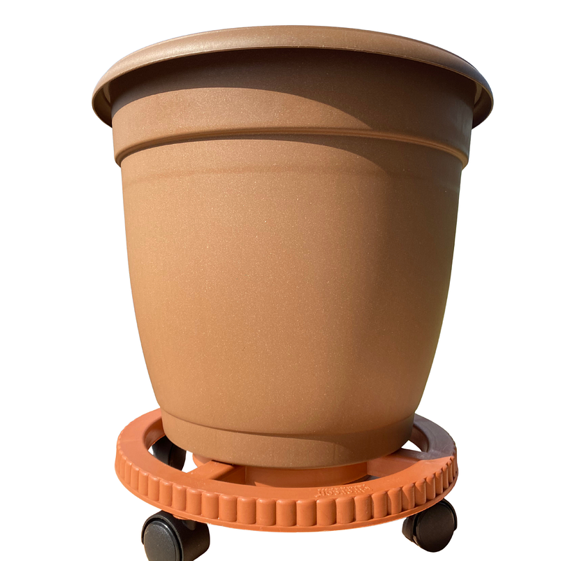 Base De Macetas Grande Con Rodachin ×34cm Diametro más plato 7