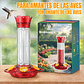 Bebedero Aves Colibríes Plástico De Jardín Colgante x600ml - Miniatura 9