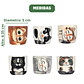 Macetas Ceramica Diseño Gatos Ideal Para Suculentas y Cactus x 6 Unidades - Miniatura 3