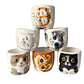 Macetas Ceramica Diseño Gatos Ideal Para Suculentas y Cactus x 6 Unidades - Miniatura 5