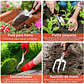 Kit De Herramientas De Jardín 8 Piezas Resistentes Con Bolsa - Miniatura 4