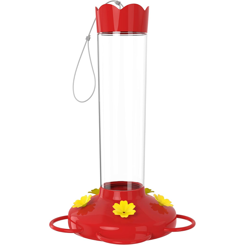 Bebedero Colibries Aves en Vidrio Colgante  x20oz Gran Capacidad 1