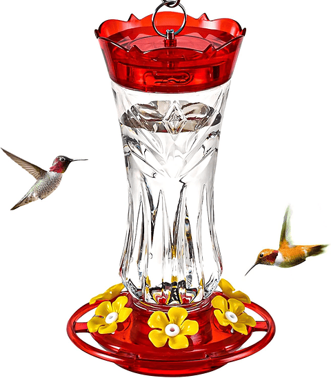 Bebedero Para Aves Colibries Plastico Colgante Patio y Jardines