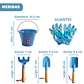 Kit Herramientas Para Niños de Jardinería, Huerto y Siembra - Miniatura 3