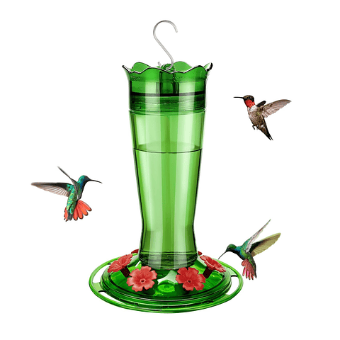 Bebedero Premiun de Colibries Aves Colgante Botella en Vidrio 