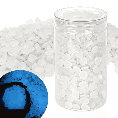 Piedras Luminosas Decorativas Para Jardin de Hadas Pesceras/Acuario X1000pz