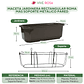Maceta Jardinera Rectangular Roma Más Soporte Metálico Pared - Miniatura 5