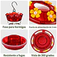 Bebedero Para Aves Colibríes Plástico Colgante Patio y Jardines - Miniatura 7