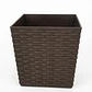 Matera - Maceta Rattan Cuadrada Para Plantas - Miniatura 3