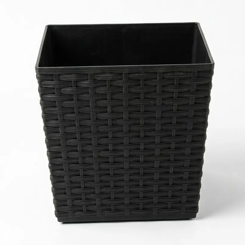 Matera - Maceta Rattan Cuadrada Para Plantas 2