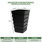 Maceta De Plantas Plástica Gemello Acanalada 33*33*52cm Alto - Miniatura 7