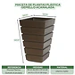 Maceta De Plantas Plástica Gemello Acanalada 33*33*52cm Alto - Miniatura 9