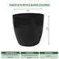 Maceta Plástica Bahía Colores 9cm Diámetro x8cm Alto Fina - Miniatura 16