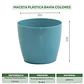 Maceta Plástica Bahía Colores 9cm Diámetro x8cm Alto Fina - Miniatura 18