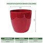 Maceta Plástica Bahía Colores 9cm Diámetro x8cm Alto Fina - Miniatura 22