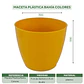 Maceta Plástica Bahía Colores 9cm Diámetro x8cm Alto Fina - Miniatura 29