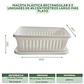 Maceta Plástica Rectangular x 2 Unidades de 45 centímetros Largo Más Plato - Miniatura 18