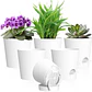 Macetas Autoriego 10cm Con Drenaje y Plato Extraíble x6 Unidades - Miniatura 1