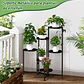 Soporte De Metal Para Plantas Estante Plegable De 6 Niveles - Miniatura 4
