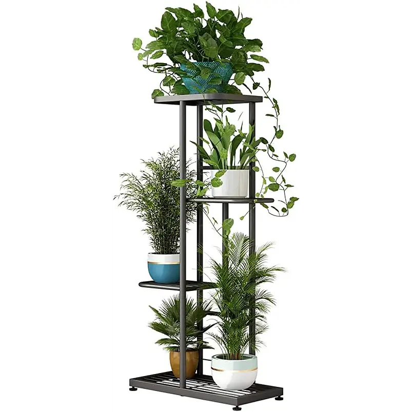 Soporte De Metal Para 5 Plantas Estante De 4 Niveles 1